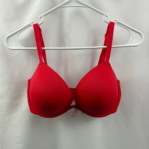 PINK Victoria’s Secret Wear Everywhere Super Push Up 34DD Hot Pink